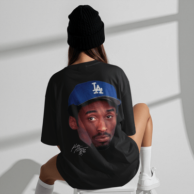 Japan Legacy Across Borders Kobe Bryant Dodgers T Shirt Black - Sugoi JDM