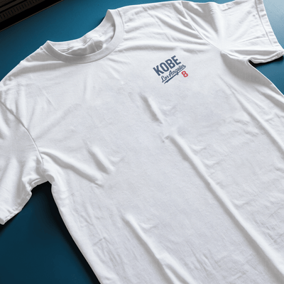 Japan Legacy Across Borders Kobe Bryant Dodgers T Shirt White - Sugoi JDM