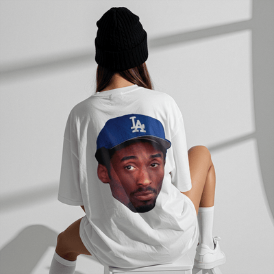 Japan Legacy Across Borders Kobe Bryant Dodgers T Shirt White - Sugoi JDM