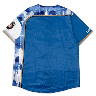 Japan Limited NPB We Love Hokkaido Nippon Ham Fighters Fan Jersey Blue - Sugoi JDM