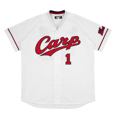 Japan Retro Hiroshima Carp Baseball Home Replica Jersey Suzuki Seiya 1 - Sugoi JDM