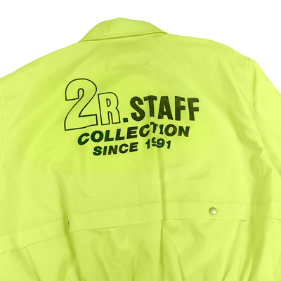 JDM 1991 2R. Staff Japan Honda Racing International Rheos HART Jacket Yellow - Sugoi JDM