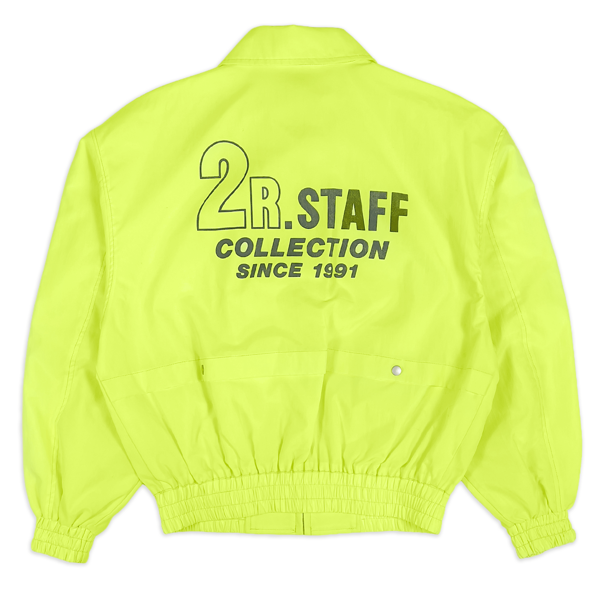 JDM 1991 2R. Staff Japan Honda Racing International Rheos HART Jacket Yellow - Sugoi JDM