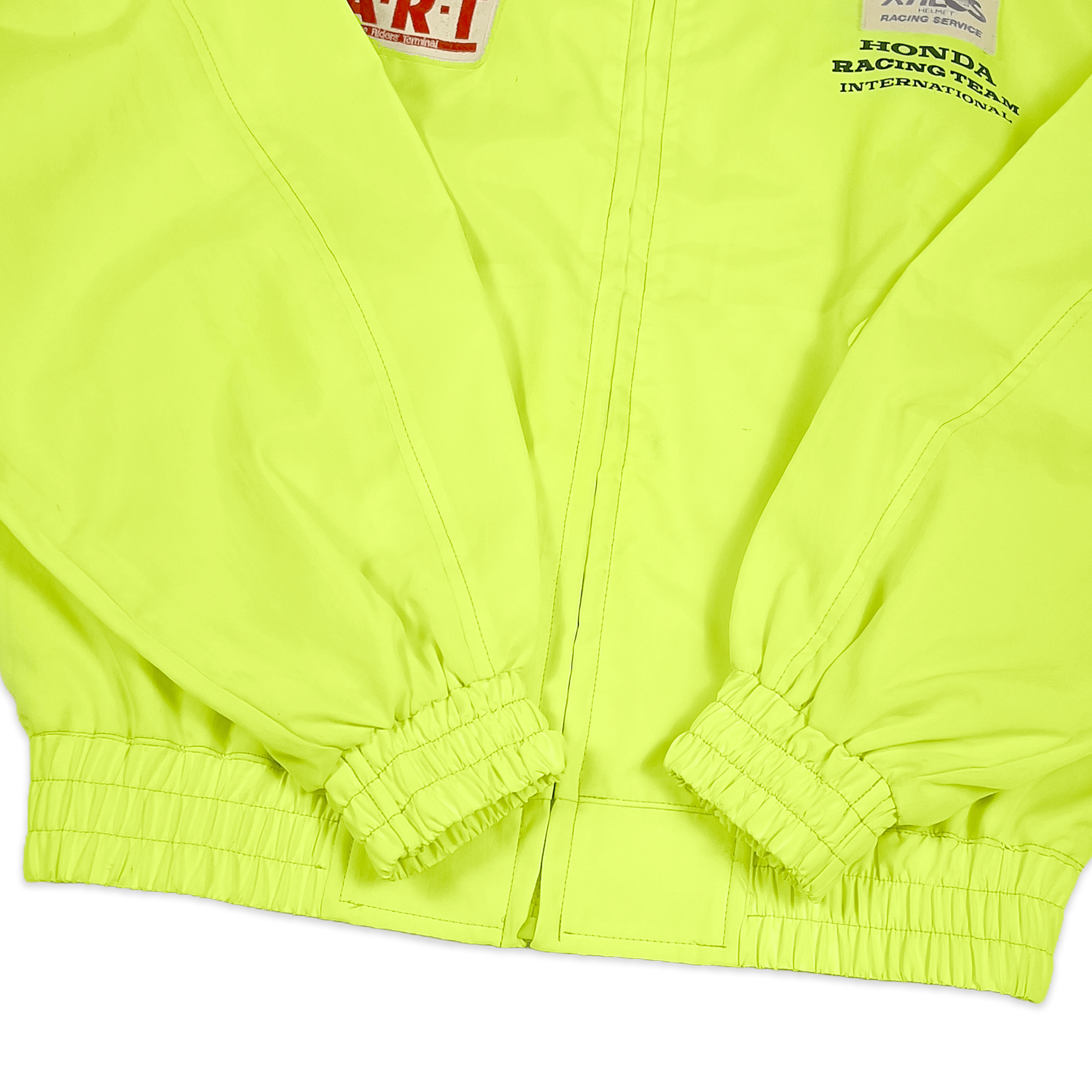 JDM 1991 2R. Staff Japan Honda Racing International Rheos HART Jacket Yellow - Sugoi JDM
