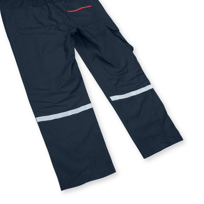 JDM Genuine Japan Eneos Dr. Drive Staff Short Sleeve Coveralls Tsunagi Blue - Sugoi JDM