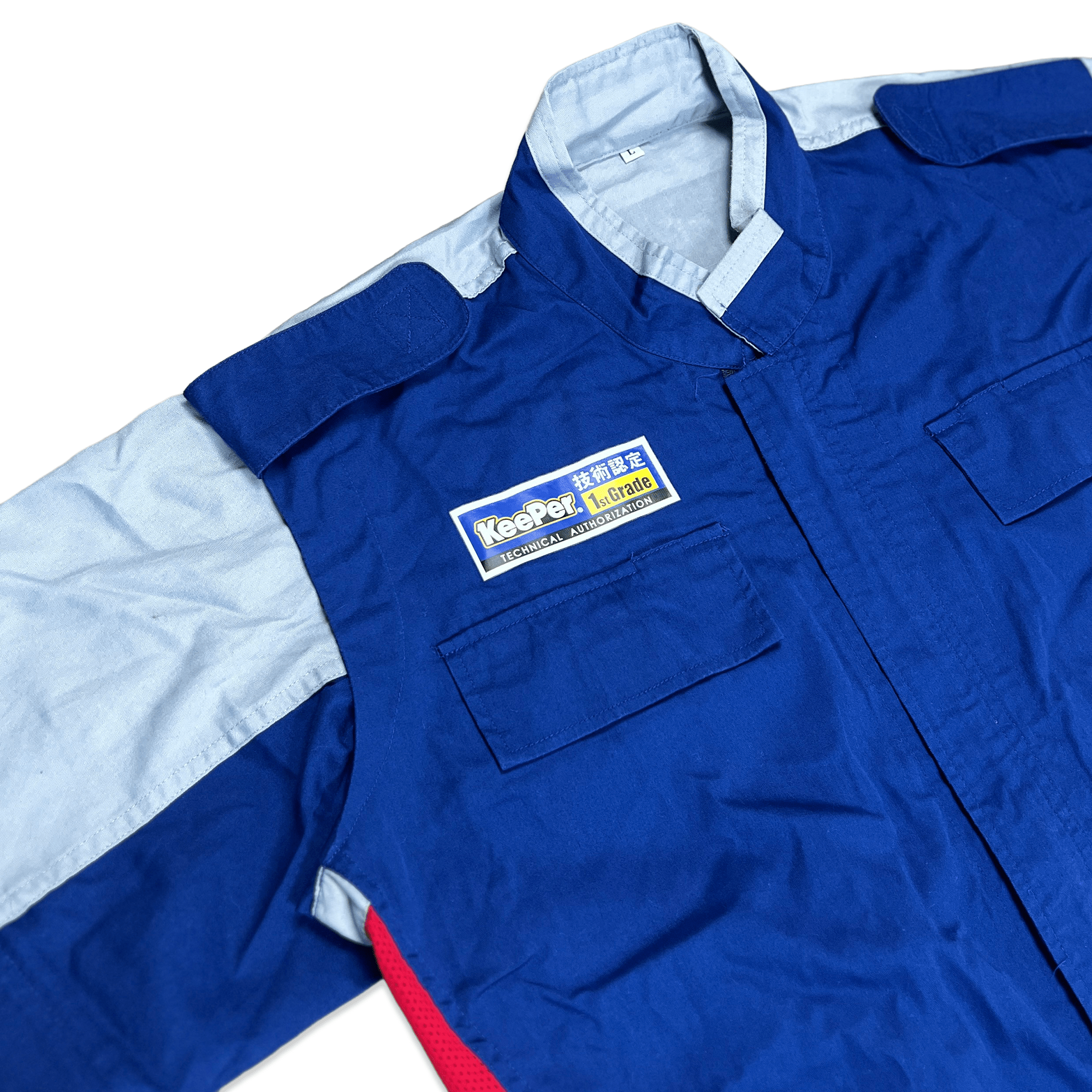 JDM KeePer Super GT TOMs LABO 1st Grade Staff Short Sleeve Tsunagi Coveralls - Sugoi JDM