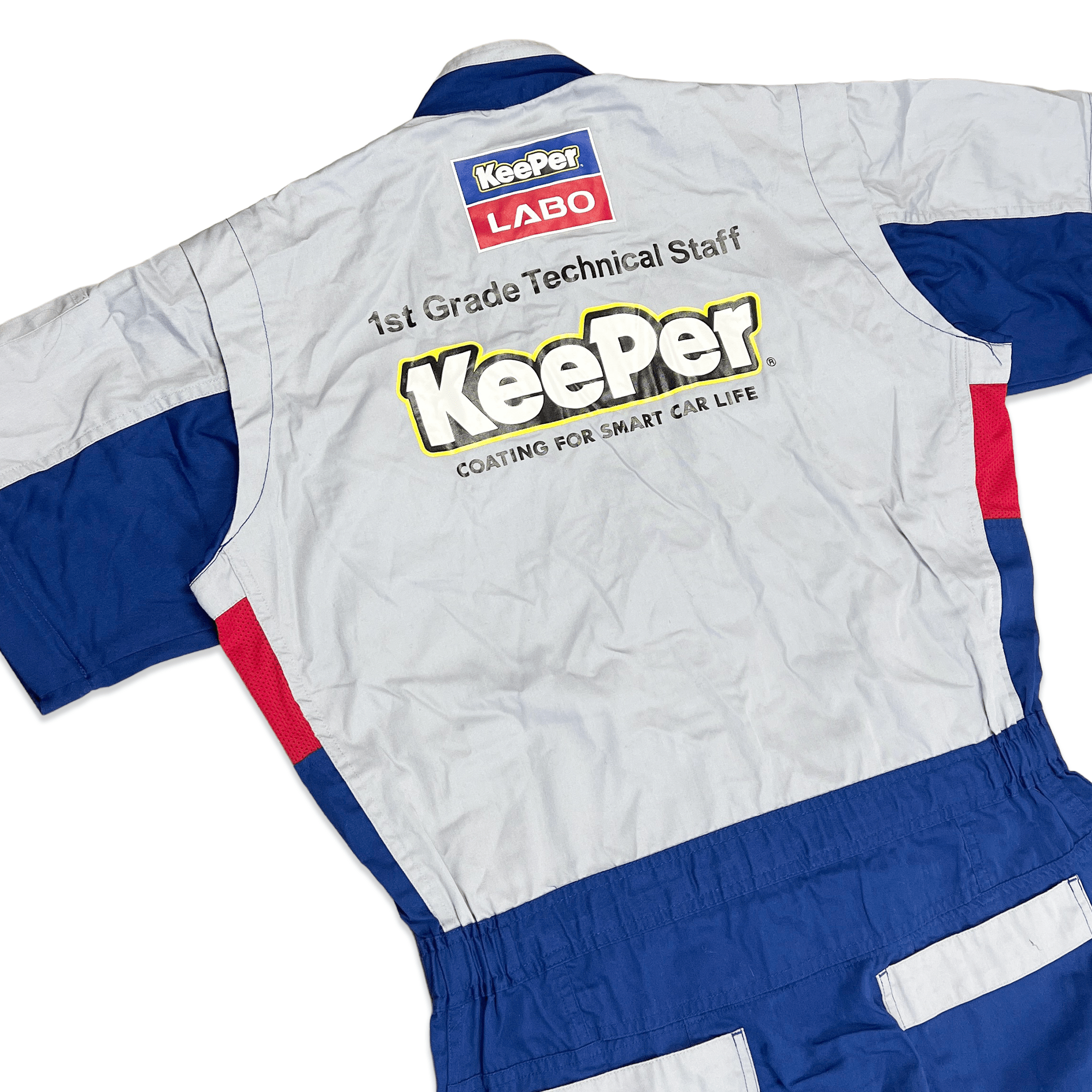 JDM KeePer Super GT TOMs LABO 1st Grade Staff Short Sleeve Tsunagi Coveralls - Sugoi JDM