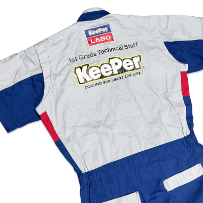 JDM KeePer Super GT TOMs LABO 1st Grade Staff Short Sleeve Tsunagi Coveralls - Sugoi JDM