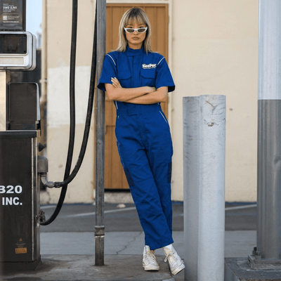 JDM Keeper Super GT TOM'S Short Sleeve Mechanic Summer Tsunagi Coveralls - Sugoi JDM