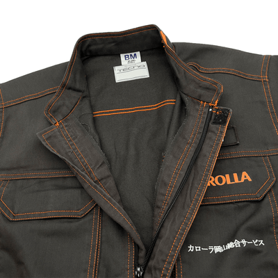 JDM Retro Toyota Corolla Jumpsuit Coveralls Mechanic Suite Tsunagi Dark Brown - Sugoi JDM