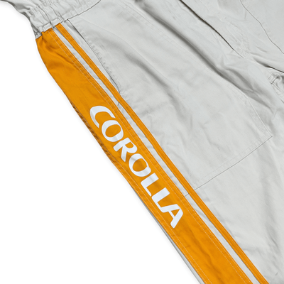 JDM Retro Toyota Corolla Tecno Short Sleeve Coveralls Tsunagi Orange - Sugoi JDM