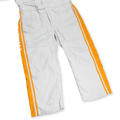 JDM Retro Toyota Corolla Tecno Short Sleeve Coveralls Tsunagi Orange - Sugoi JDM