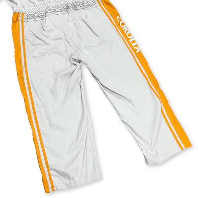 JDM Retro Toyota Corolla Tecno Short Sleeve Coveralls Tsunagi Orange - Sugoi JDM
