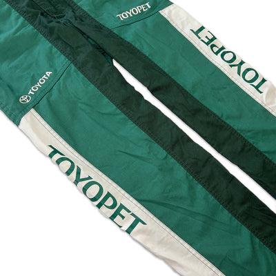 JDM Retro Toyota Toyopet Coveralls Summer Mechanic Suite Tsunagi Green - Sugoi JDM