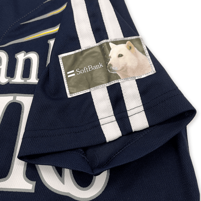 Limited Retro NPB Japan Softbank Hawks Festival 2009 Baseball Jersey Blue - Sugoi JDM