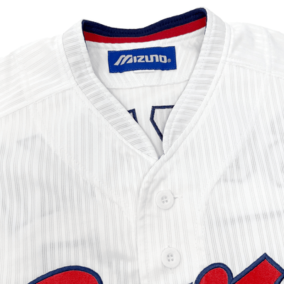 Mizuno NPB Hiroshima Carp Baseball Home High Quality Jersey Akitake Okada 17 - Sugoi JDM