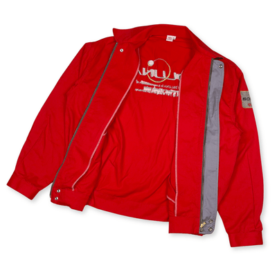 New 1990s Retro Japan JDM Toyota Soluna Tercel Uniform Jacket Red - Sugoi JDM