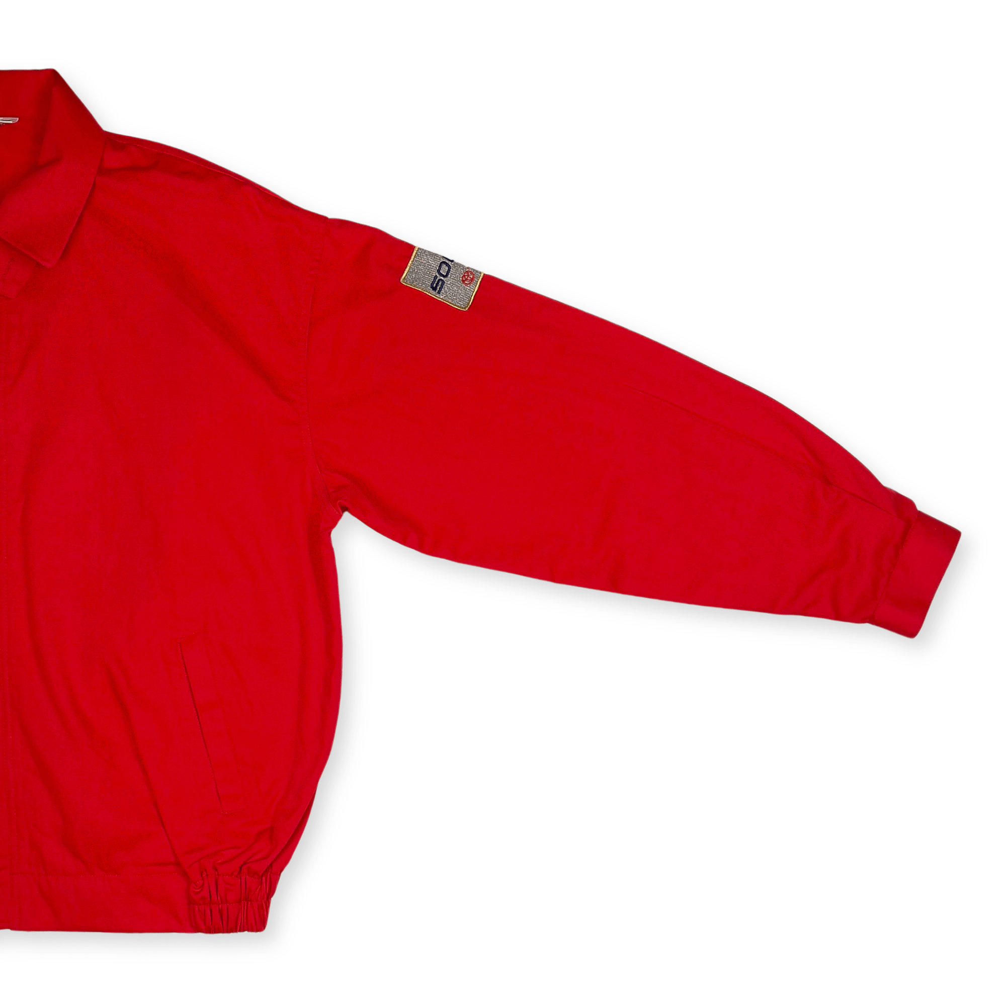 New 1990s Retro Japan JDM Toyota Soluna Tercel Uniform Jacket Red - Sugoi JDM