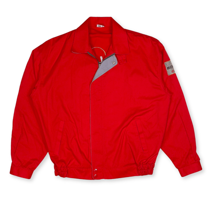 New 1990s Retro Japan JDM Toyota Soluna Tercel Uniform Jacket Red - Sugoi JDM