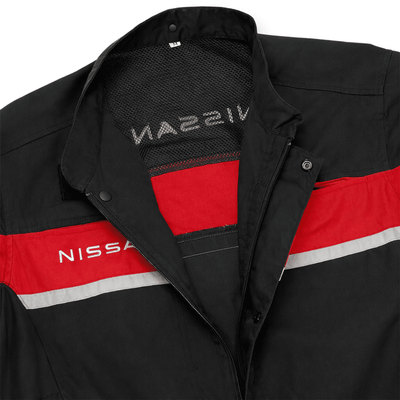 New Japan JDM Nissan Pitwork Racing Short Sleeve Tsunagi Coverall Black - Sugoi JDM