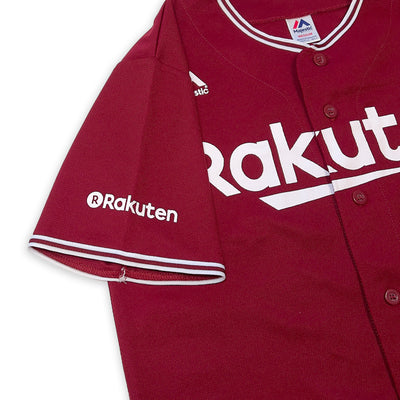 New Japan NPB Baseball Majestic Tohoku Rakuten Eagles Jersey Red - Sugoi JDM