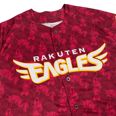New Japan NPB Baseball Tohoku Rakuten Eagles 20th Anniversary Jersey Red - Sugoi JDM
