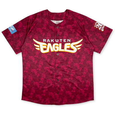 New Japan NPB Baseball Tohoku Rakuten Eagles 20th Anniversary Jersey Red - Sugoi JDM