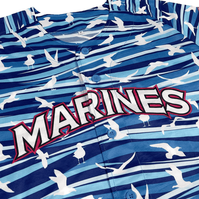 New Japan NPB Chiba Lotte Marines Festa Baseball Promotional Jersey Blue 2018 - Sugoi JDM