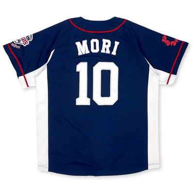 New Japan NPB Seibu Lions Tomoya Mori Japan Baseball Knit Jersey 10 - Sugoi JDM