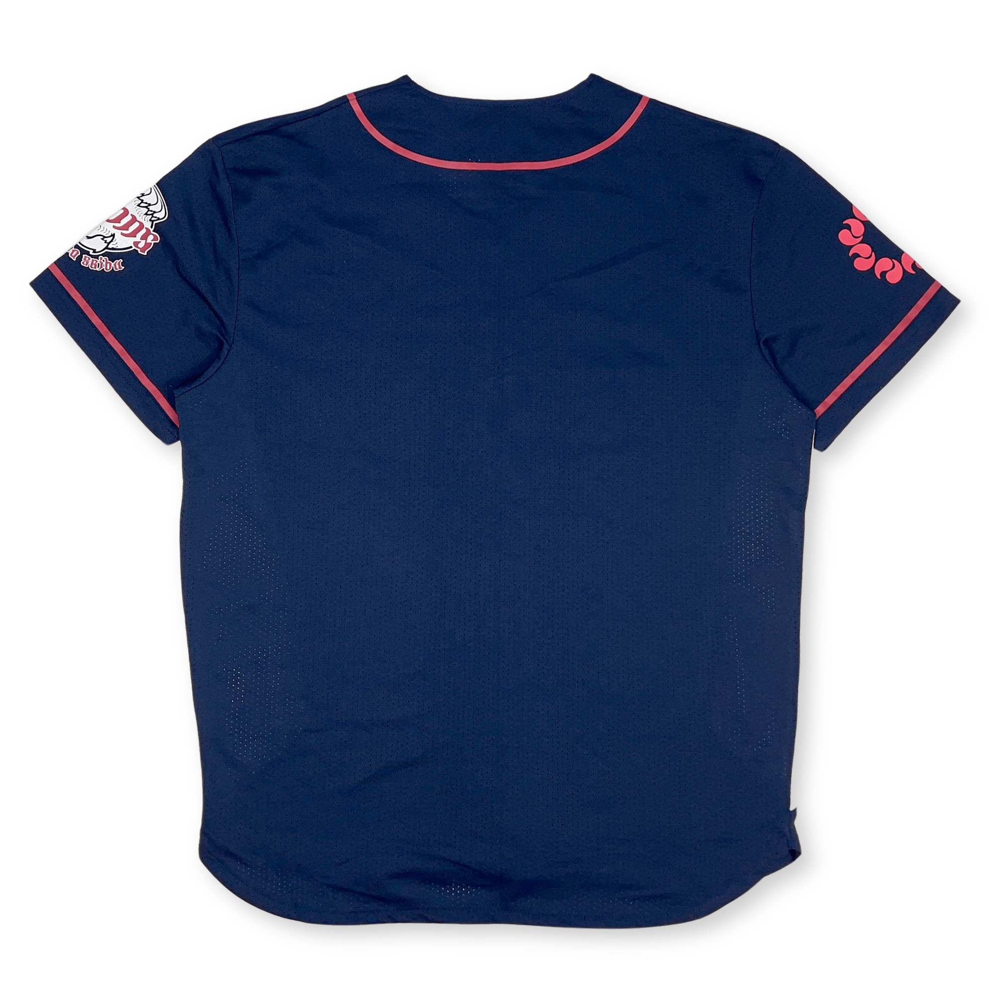 2016 Majestic Saitama Seibu Lions Fan Club Saitama Uniform jersey in navy blue, light blue and white