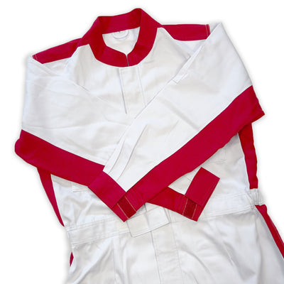 New JDM Japan Honda Technical College Kansai Mechanic Coveralls Tsunagi Red - Sugoi JDM