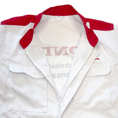 New JDM Japan Honda Technical College Kansai Mechanic Coveralls Tsunagi Red - Sugoi JDM