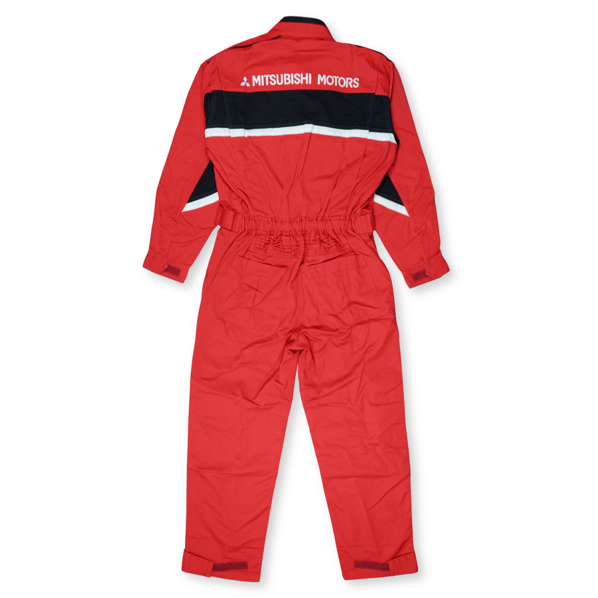 New JDM Japan Ralliart Mitsubishi Motors Pit Crew Mechanic Coverall Tsunagi Red - Sugoi JDM