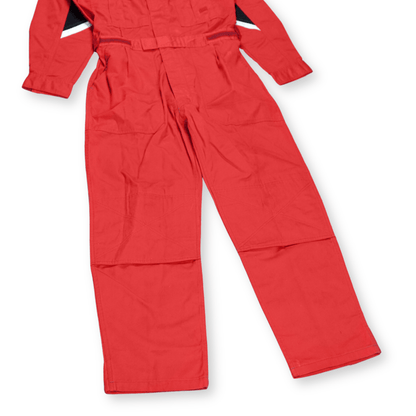 New JDM Japan Ralliart Mitsubishi Motors Pit Crew Mechanic Coverall Tsunagi Red - Sugoi JDM