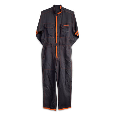 New JDM Retro Toyota Corolla Coveralls Jumpsuit Summer Tsunagi Dark Brown - Sugoi JDM
