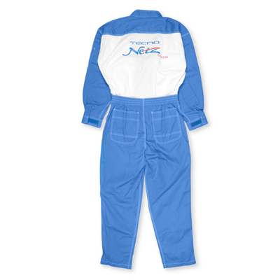 New JDM Showa Netz Japan Toyota Tecno Mechanics Tsunagi Coveralls Blue - Sugoi JDM