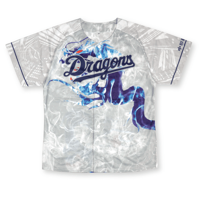 New Limited Japan NPB Baseball Chunichi Dragons Shoryu Jersey Gray 2022 - Sugoi JDM
