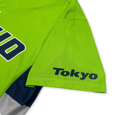 New Majestic Japan NPB Tokyo Dome Yakult Swallows Baseball Jersey Green 2021 - Sugoi JDM