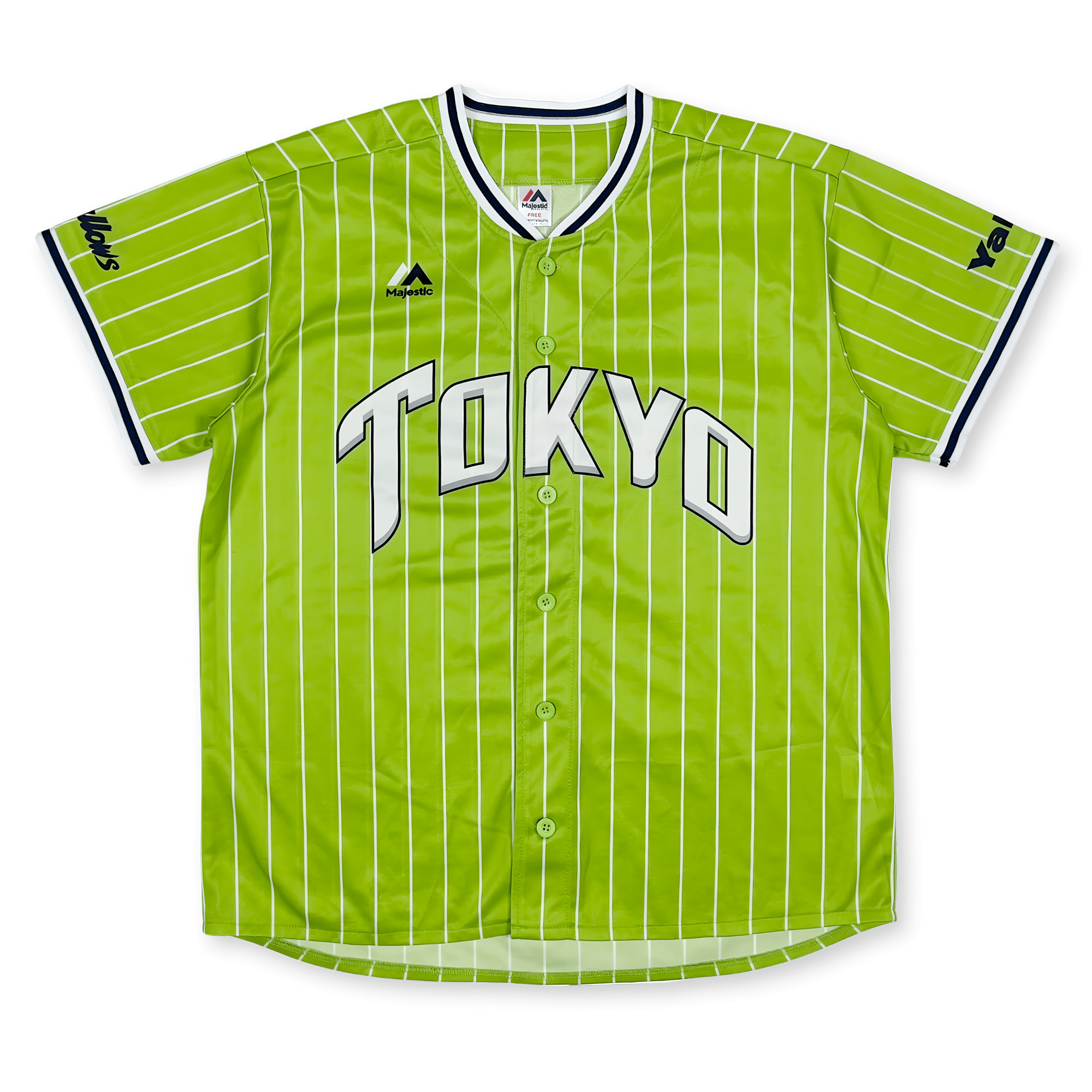 New Majestic Japan NPB Tokyo Yakult Swallows Baseball Jersey Green 2017 - Sugoi JDM