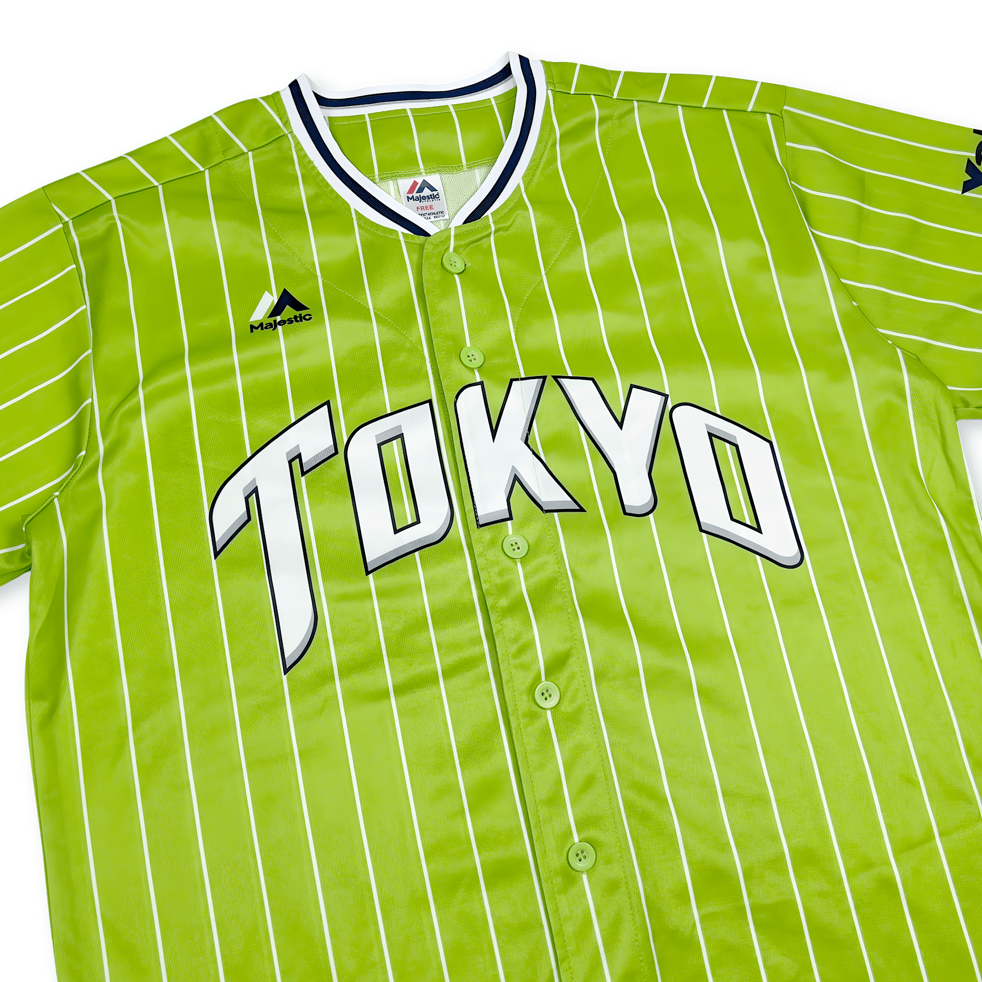 New Majestic Japan NPB Tokyo Yakult Swallows Baseball Jersey Green 2017 - Sugoi JDM