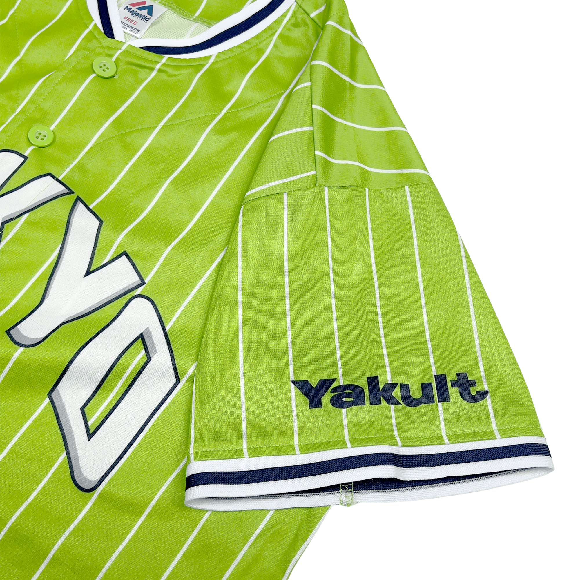 New Majestic Japan NPB Tokyo Yakult Swallows Baseball Jersey Green 2017 - Sugoi JDM