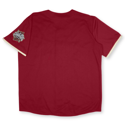 New Majestic NPB Baseball Rakuten Golden Eagles Knit Jersey Champions 2013 Red - Sugoi JDM
