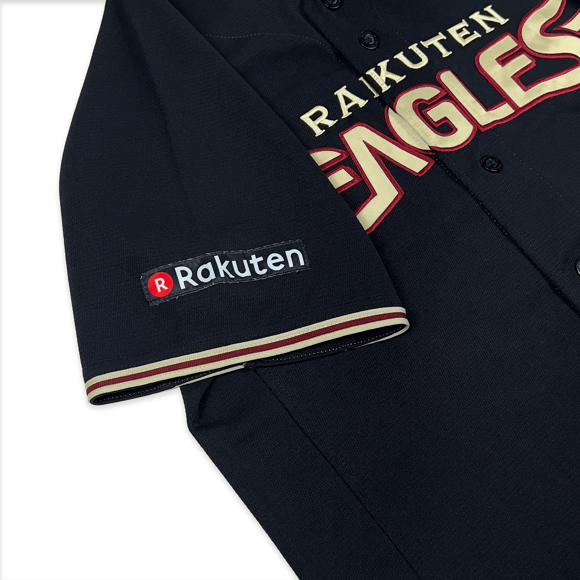 New Majestic NPB Baseball Tohoku Rakuten Eagles Yuki Matsui Jersey 2017 Black - Sugoi JDM