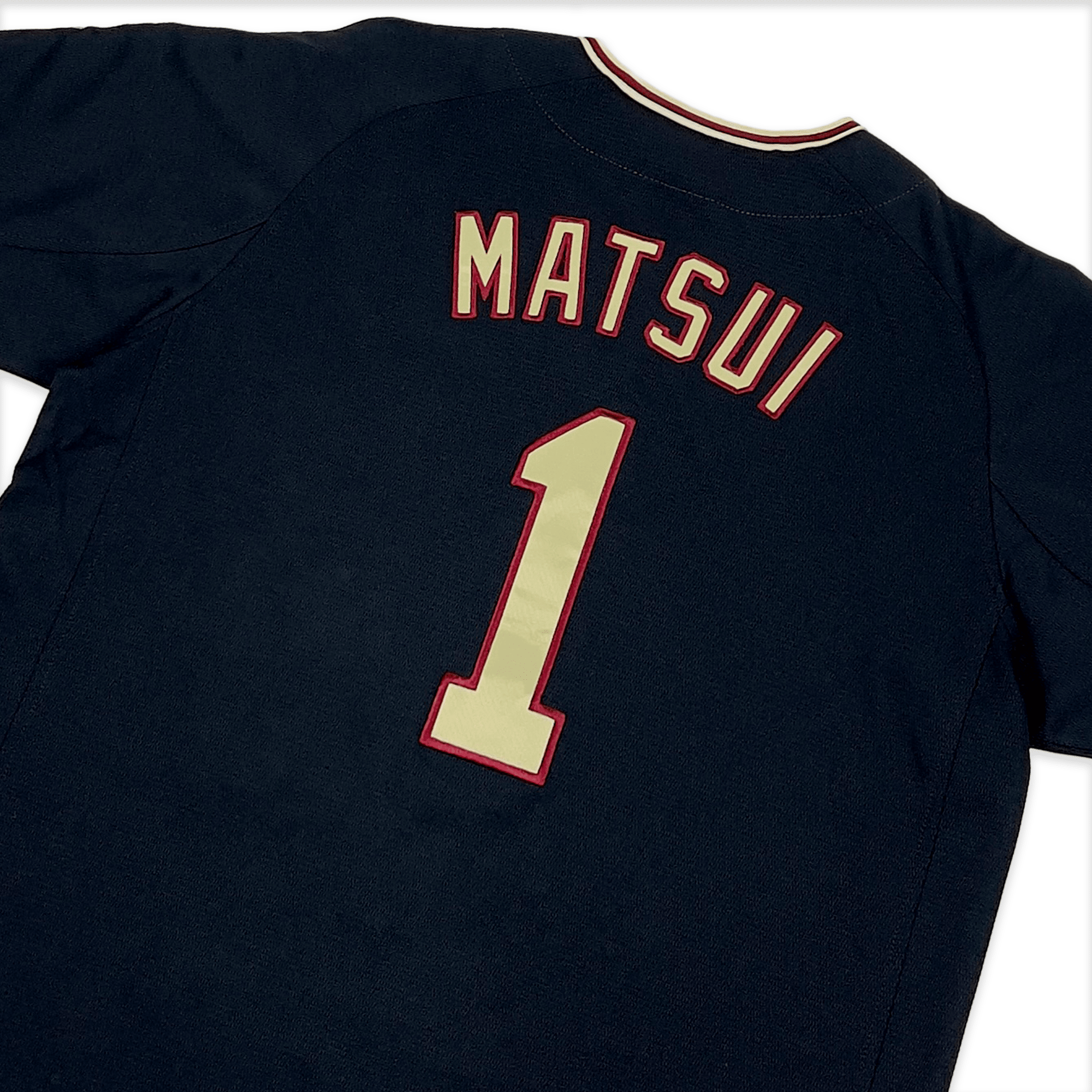 New Majestic NPB Baseball Tohoku Rakuten Eagles Yuki Matsui Jersey 2017 Black - Sugoi JDM
