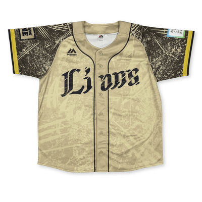 New Majestic NPB Seibu Lions Festival Wild Wild Baseball Jersey Gold 2022 - Sugoi JDM