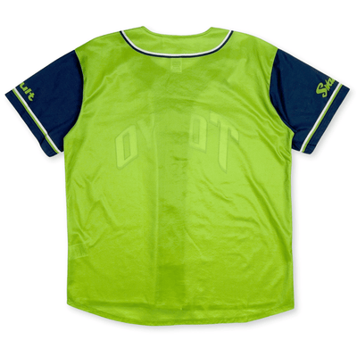 New Majestic NPB Tokyo Yakult Swallows Power Baseball Jersey Green 2018 - Sugoi JDM