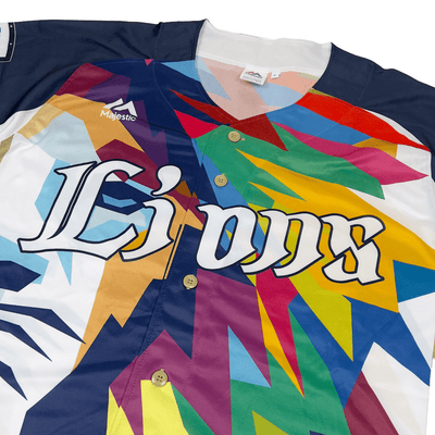 New Majestic Saitama Seibu Lions NPB Saiko Rainbow Summer Jersey 2021 - Sugoi JDM