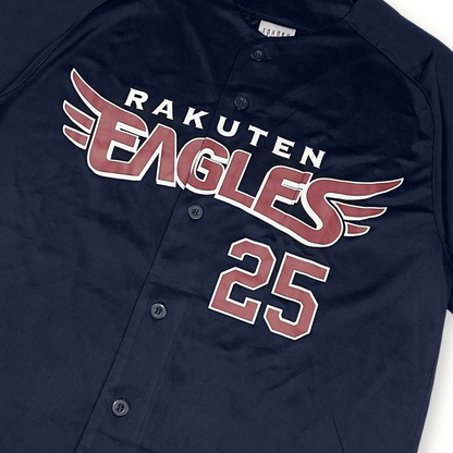 New NPB Baseball Tohoku Rakuten Eagles Kazuki Tanaka Jersey 2021 Black - Sugoi JDM