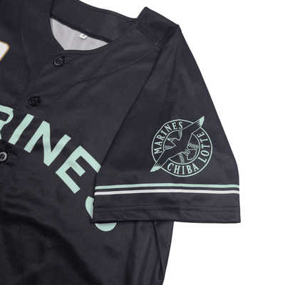 New NPB BSW Summer Chiba Lotte Marines Baseball Jersey 2021 Black - Sugoi JDM