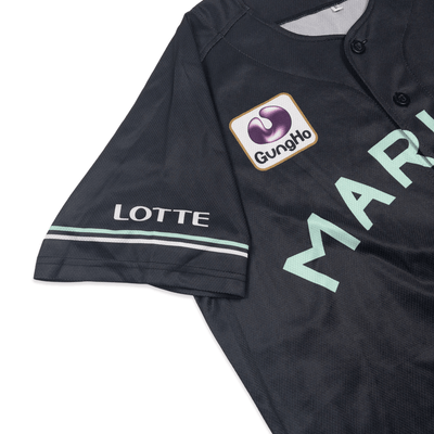 New NPB BSW Summer Chiba Lotte Marines Baseball Jersey 2021 Black - Sugoi JDM